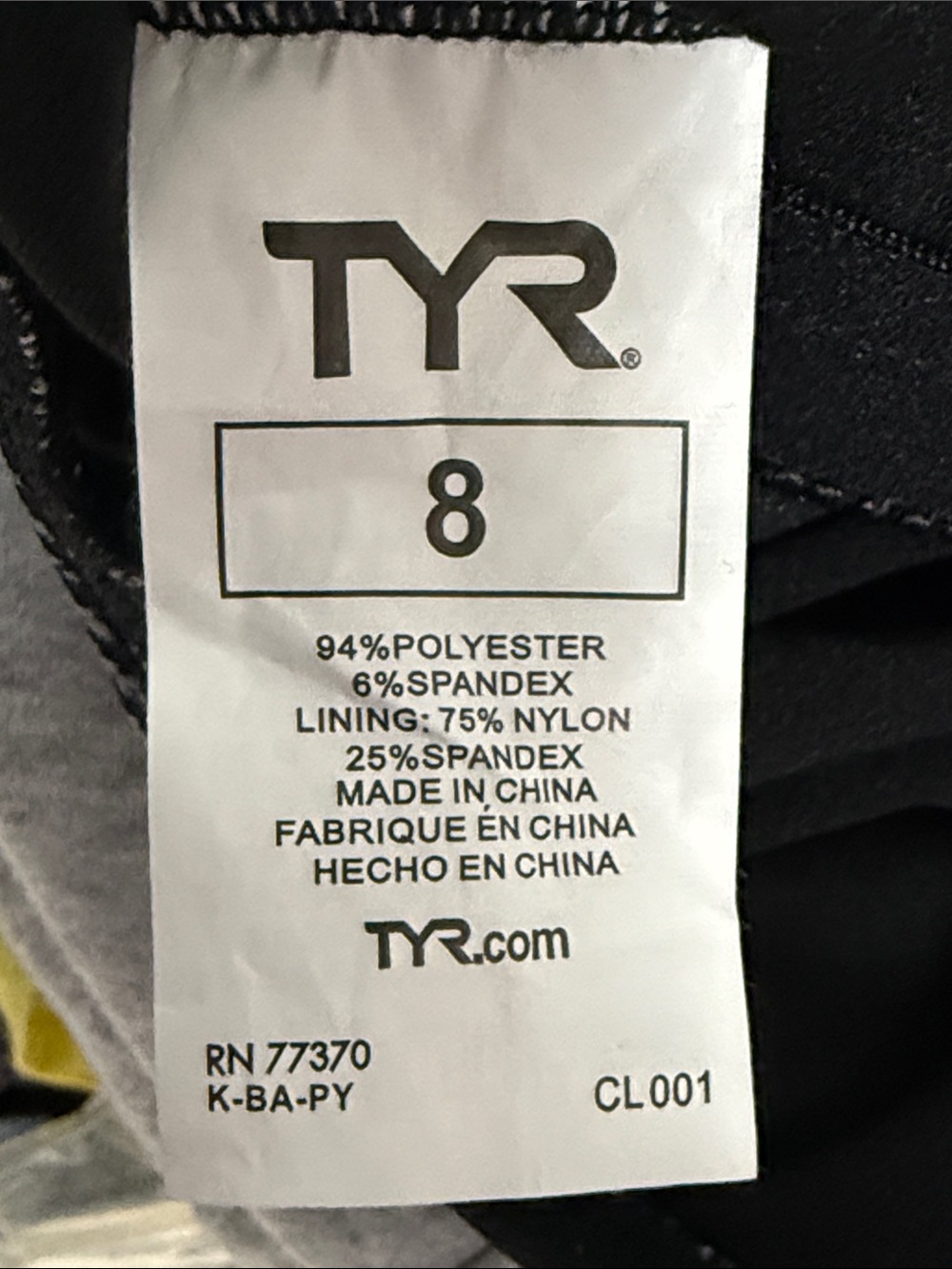TYR Women’s Swimsuit - Size 8 - Picture 4 of 5